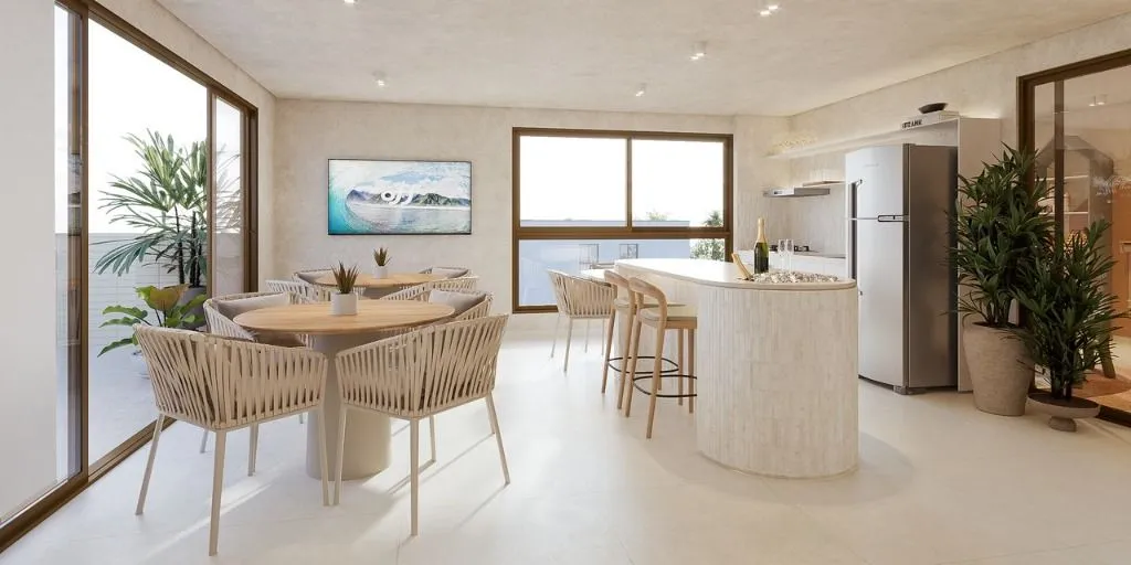 Imagem Flat com 1 dormitório à venda, 29 m² por R$ 305.000 - Intermares - Cabedelo/PB