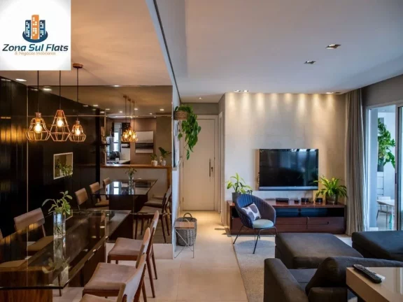 Imagem Apartamento à Venda No Brooklin Com 3 Dormitórios Sendo 2 Suítes e 2 Vagas