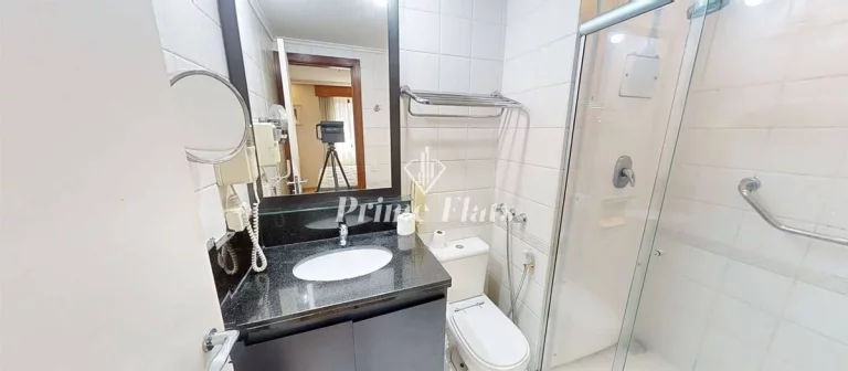 Imagem Flat disponível para locação no Meliá Jardim Europa no Itaim Bibi, com 29m², 1 dormitório e 1 vaga de garagem