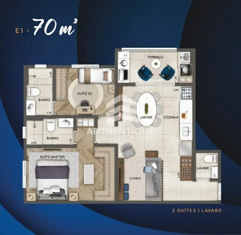 Imagem BLUE HOME RESORT JOCKEY BUTANTÃ - Apartamento à venda no bairro Butantã - São Paulo/SP, Zona Oeste
