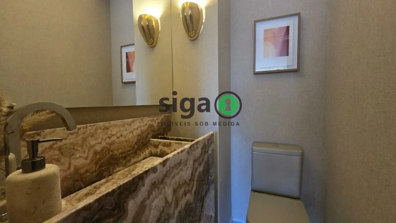 Imagem Apartamento 170 m² no Brooklin, 3 suítes, varanda gourmet, quadra de tênis e lazer completo