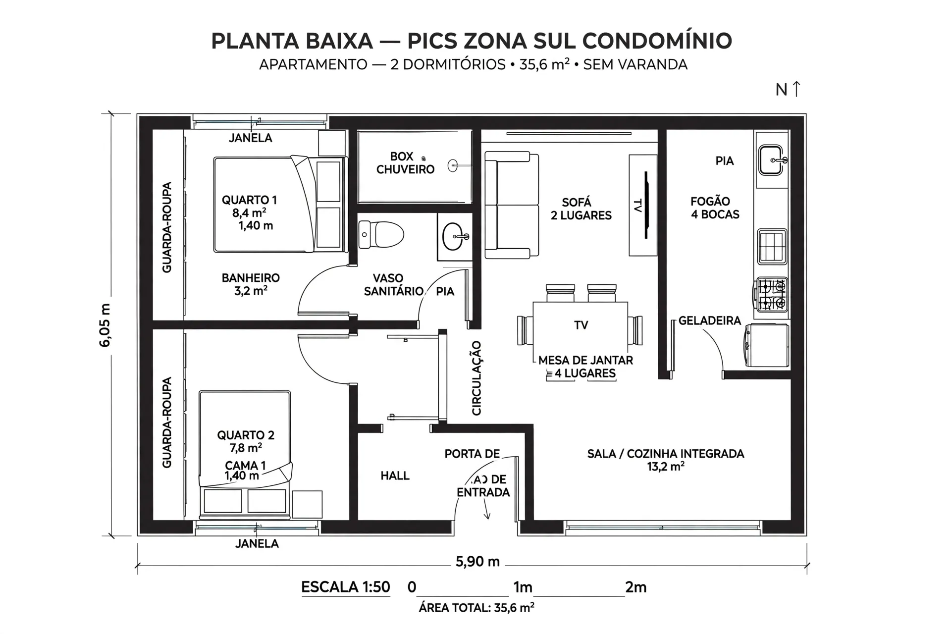 Imagem ALUGO LINDO APARTAMENTO NO CONDOMÍNIO PICS! (ZONA SUL)