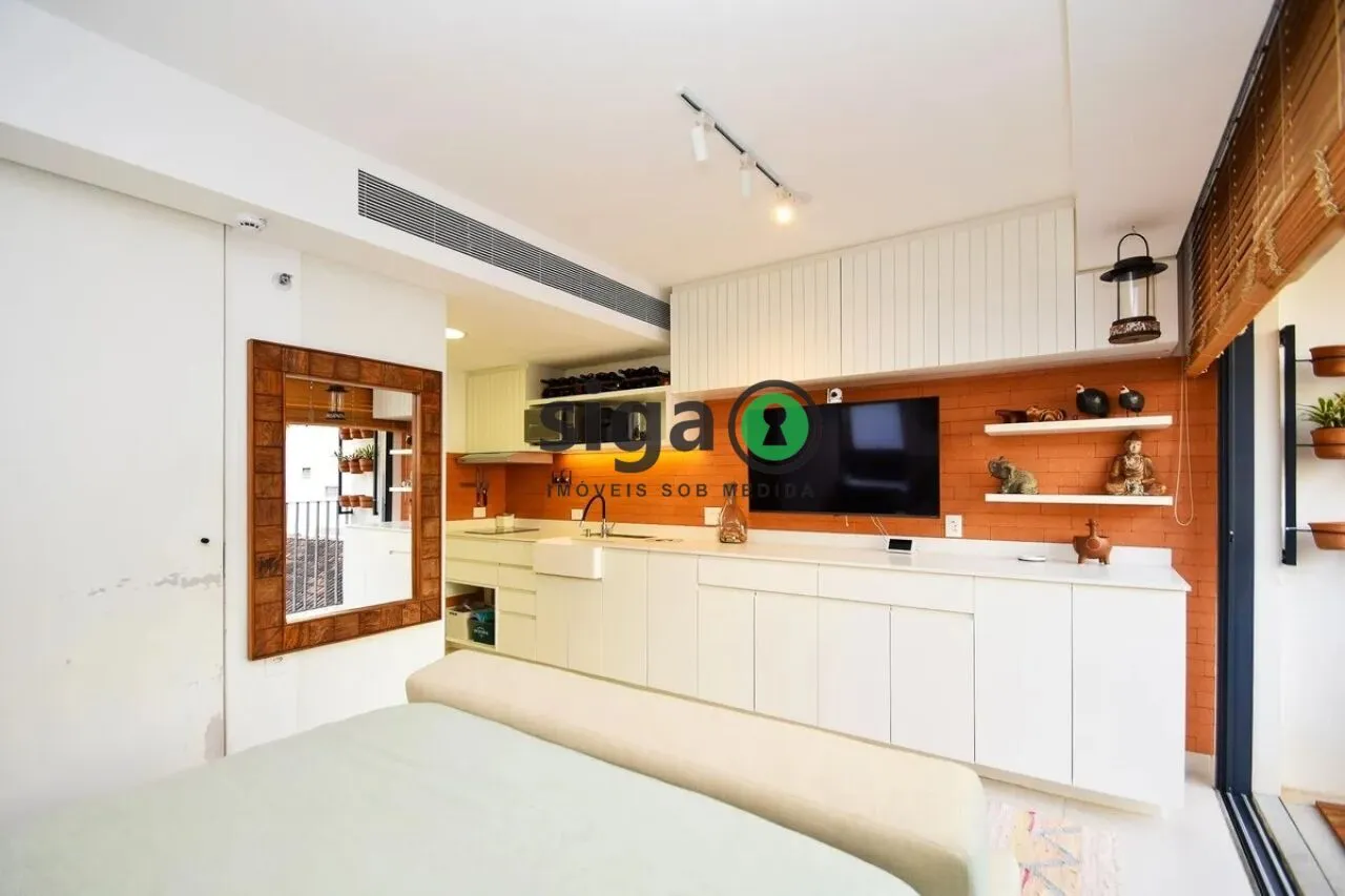 Imagem Studio para VENDA, MOBILIADO, com 33m, 1 suite, na Vila Madalena