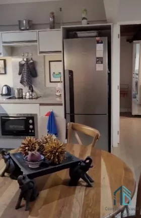 Imagem Apartamento GARDEM, Deck com pergolado em ACM branco, 02 quartos sendo uma suíte em Balneário Camboriú SC