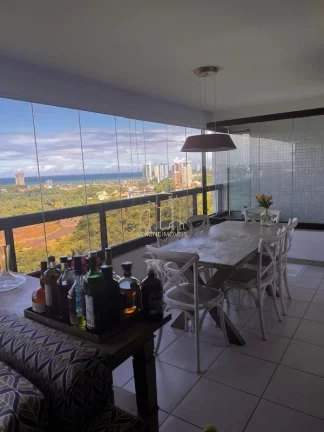 Imagem Imperdível apartamento de luxo em Patamares, Salvador-BA: 4 quartos, 4 suítes, 3 salas, 6 banheiros, 3 vagas, 225m²!