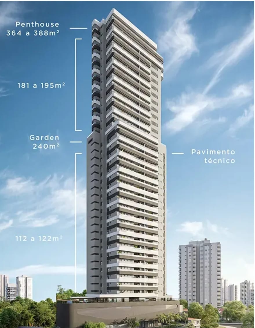 Imagem Apartamento com 3 Quartos à Venda, 112 metros em Setor Bueno - Goiânia