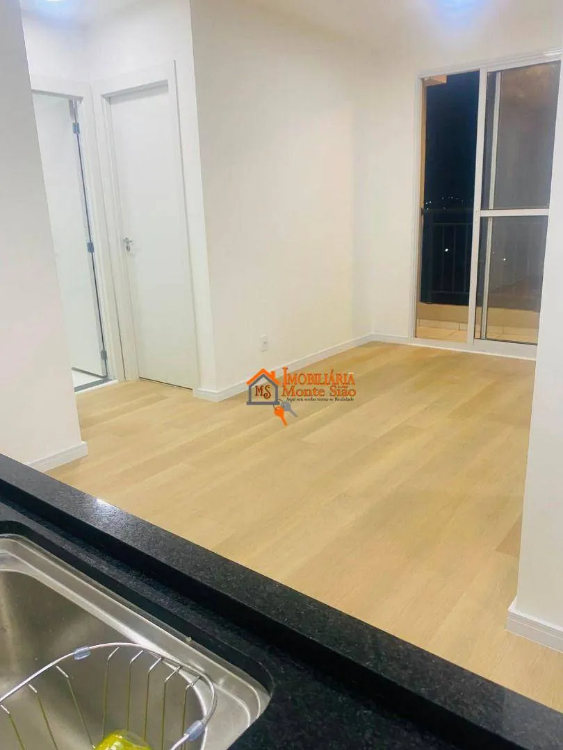 Imagem Apartamento com 2 dormitórios para alugar, 41 m² por R$ 2.937,10/mês - Centro - Guarulhos/SP