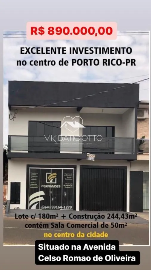 Sobreloja para Venda em Porto Rico / PR