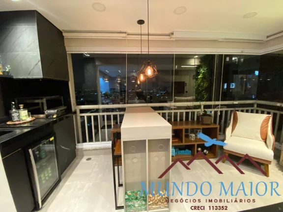 Imagem Apartamento de luxo com 3 suítes, varanda gourmet e lazer completo - SA