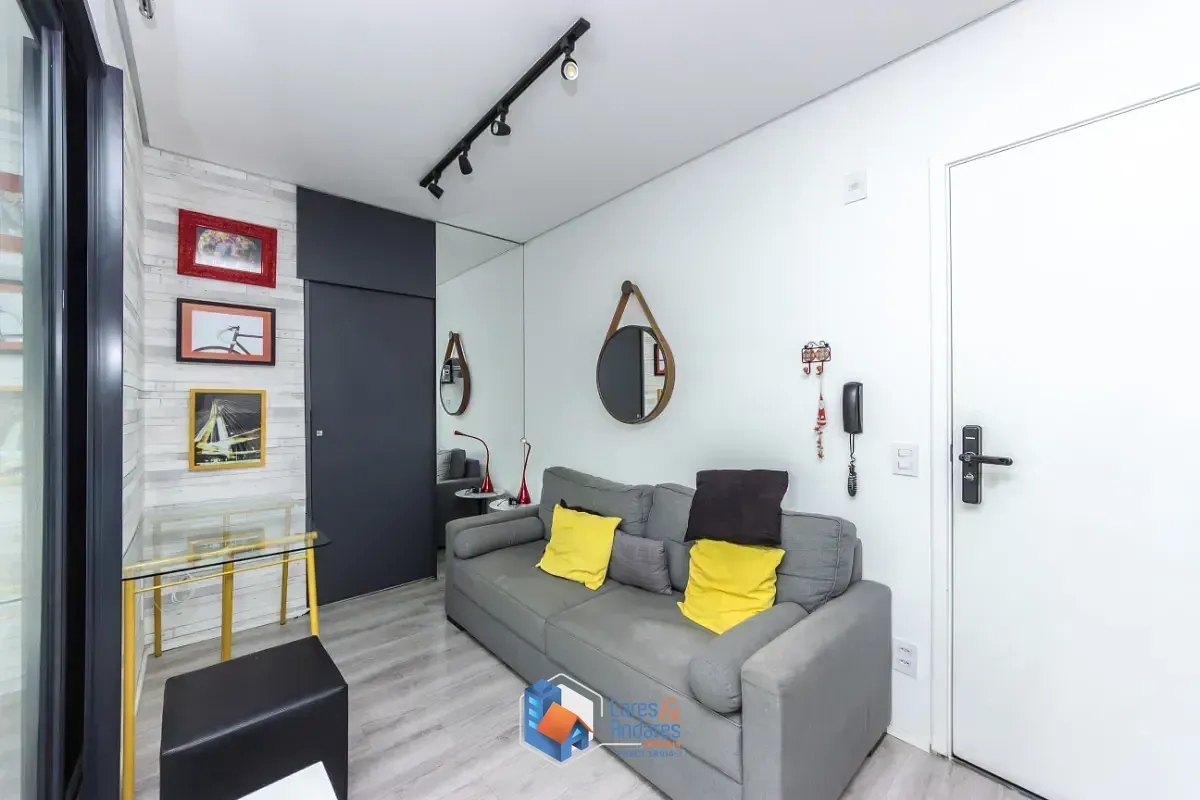 Imagem Apartamento para venda em Pinheiros com 1 quarto, sendo 1 suíte, 33m²