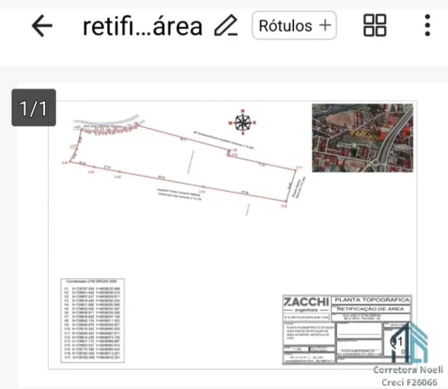 Imagem Terreno plano Urbano Palhoça - Bela Vista - Área 9.378 m² - Próximo BR101 e BR282 SC