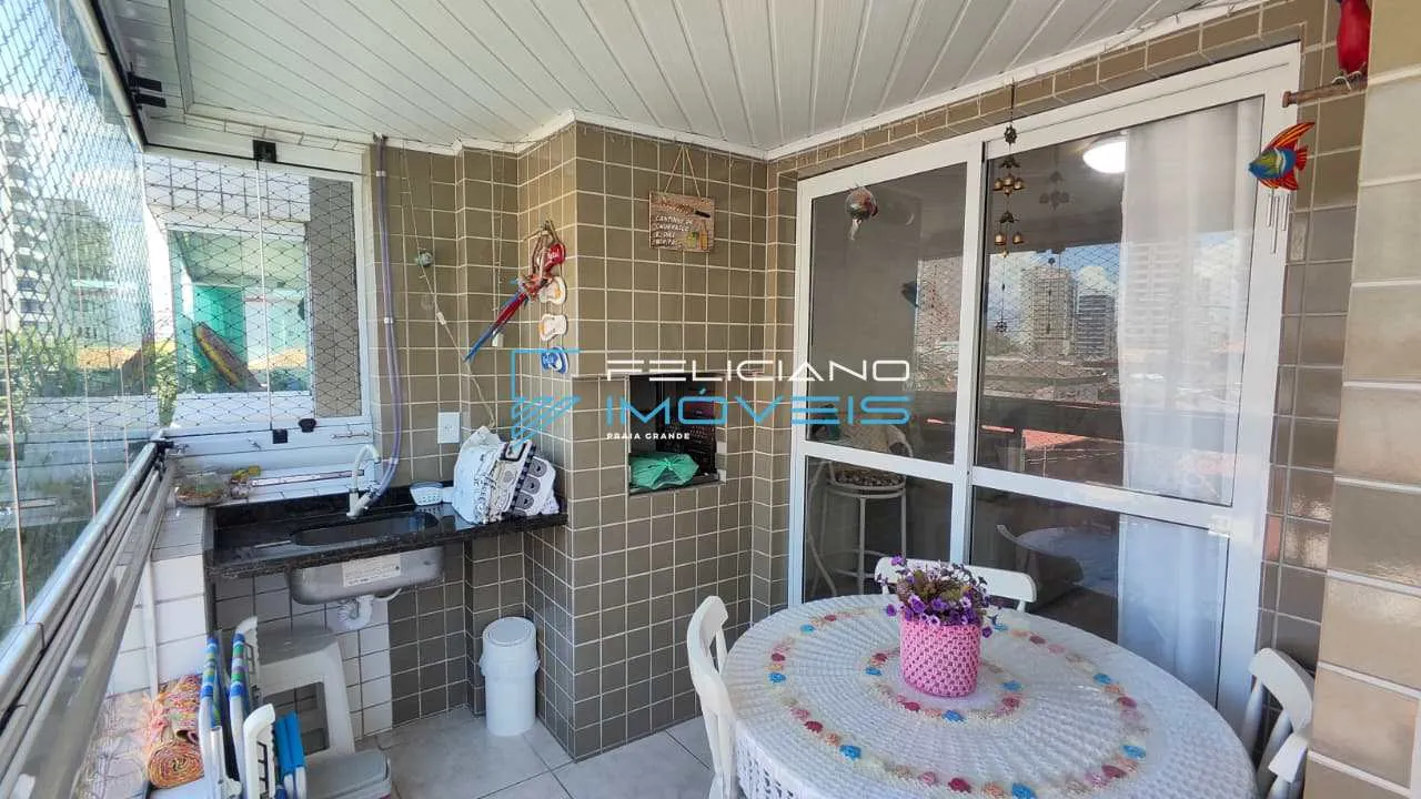 Imagem Apartamento com 2 quartos, Guilhermina, Praia Grande - R$ 550 mil, Cod: 6892