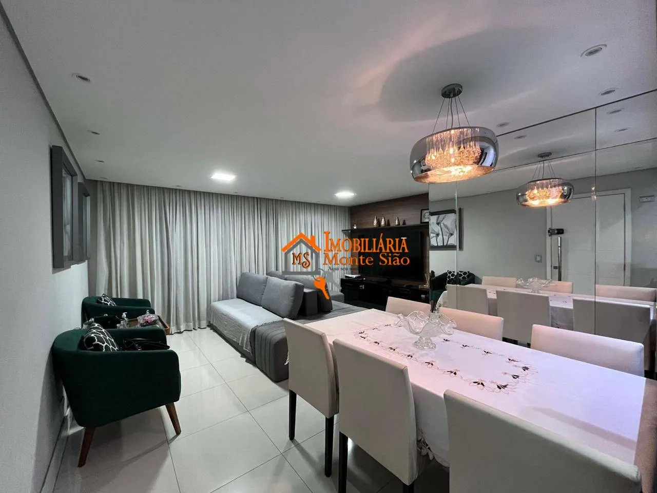 Foto do imóvel Apartamento com 3 dormitórios à venda, 96 m² por R$ 1.335.000,00 - Vila Augusta - Guarulhos/SP