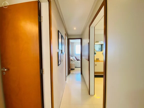 Imagem Apartamento a venda na praia do morro frente para o mar, 3 quartos sendo uma suite, todos eles em porcelanato. com 02 vagas de garagem.