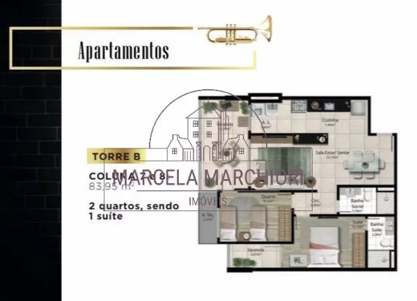Imagem Apartamento 02 quartos em Itapuã