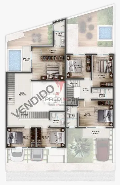 Imagem TRIPLEX DE ALTO PADRÃO PRÓXIMO PRAIA DO QUILOMBO