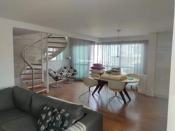Imagem Apartamento para locação em Moema, 1 suíte, 1 banheiro, 2 vagas de garagem.