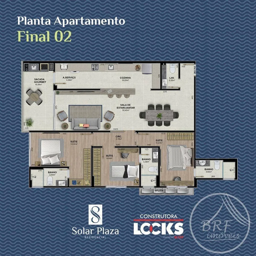 Imagem Solar Di Plaza- Capoeiras Espaçoso 3 suítes + 3 com demi-suíte - 2vg.H.Box