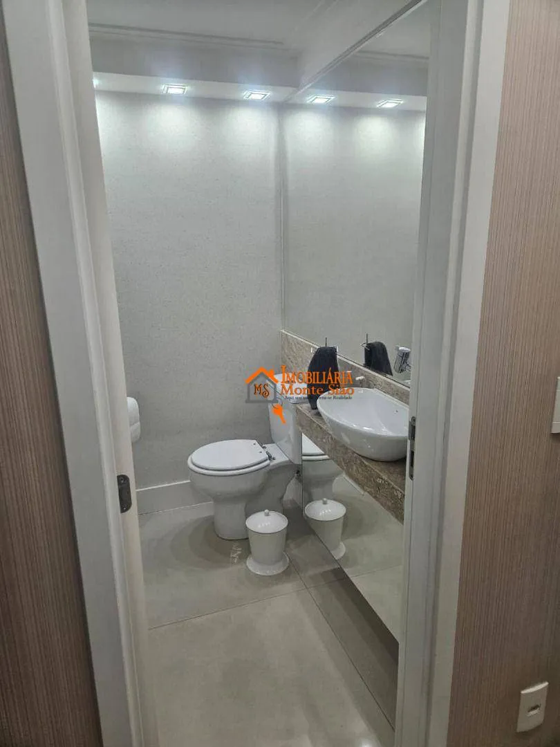 Imagem Apartamento com 2 dormitórios para alugar, 86 m² por R$ 6.565,00/mês - Picanço - Guarulhos/SP