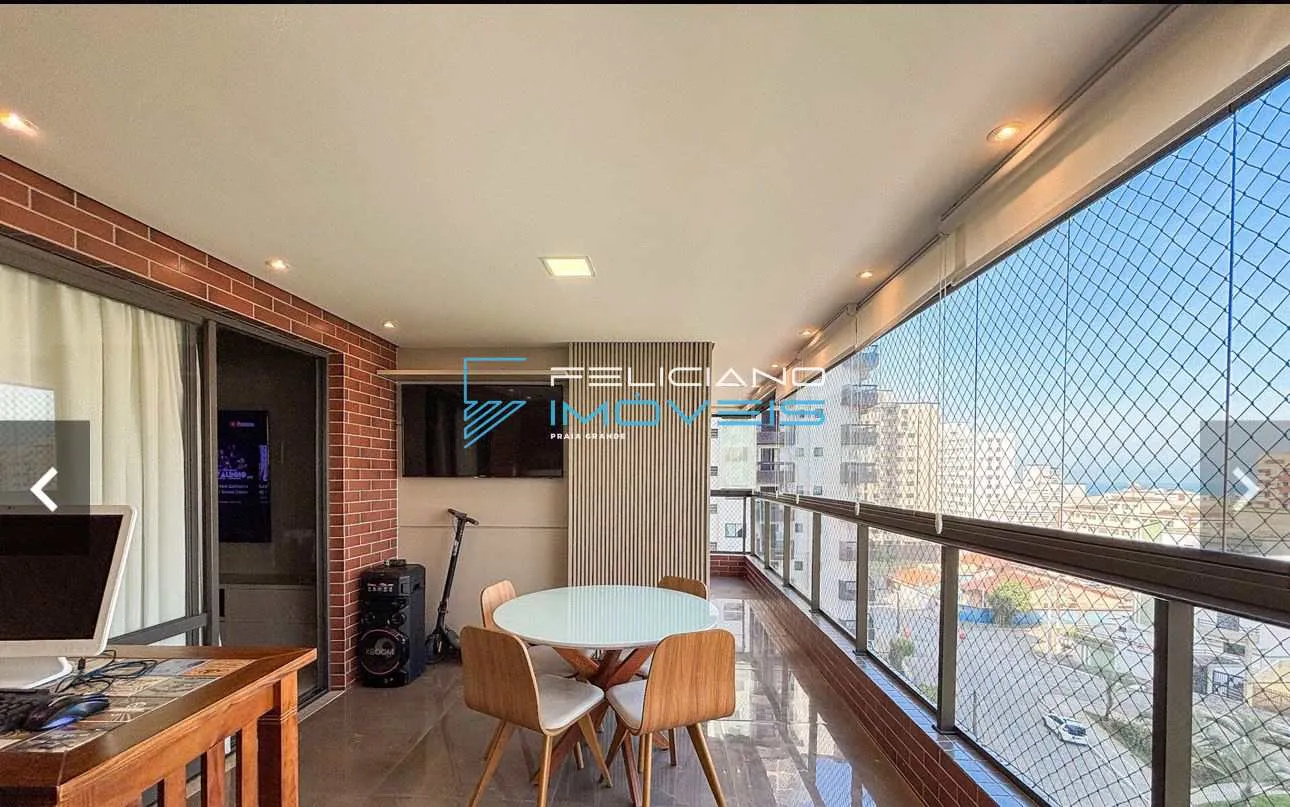 Imagem Apartamento com 3 quartos, Guilhermina, Praia Grande - R$ 1.5 mi, Cod: 7487