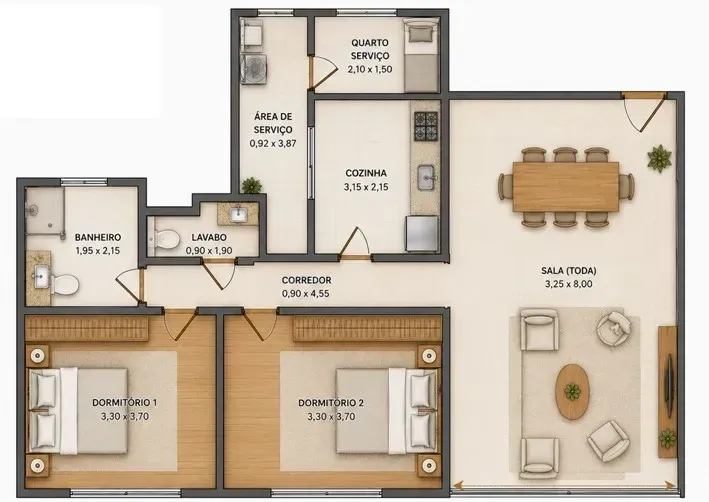 Imagem Apartamento com 2 Quartos à Venda, 82 m² em Jardim Paulista - São Paulo