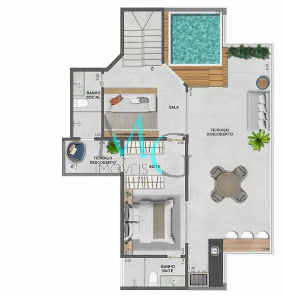 Imagem Apartamento à venda 2 Quartos 1 Suite 1 Vaga 82.62M² Barra da Tijuca Rio de Janeiro - RJ | Basílio Tijuca