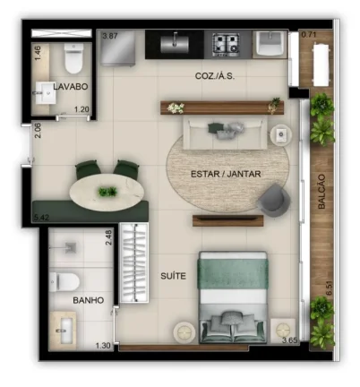 Imagem Opus Geo Home 136
