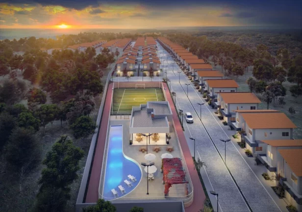 Imagem ÚLTIMAS UNIDADES: casa duplex em construção, 2 dormitórios à venda por R$ 173.000,00 - Condomínio PINHEIRO PARK - Santo Antônio - Teresina/PI