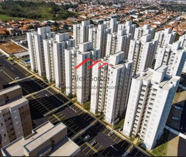 Imagem Apartamento para Venda em Hortolândia, Vila São Pedro, 2 dormitórios, 1 suíte, 2 banheiros, 1 vaga