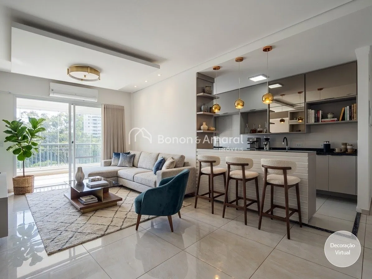 Foto do imóvel Apartamento Design e Conforto no ArtLife Residencial Clube - Jardim Ypê, Paulínia em Avenida Prefeito José Lozano Araújo, 1300 - Parque Brasil 500, Paulínia - SP