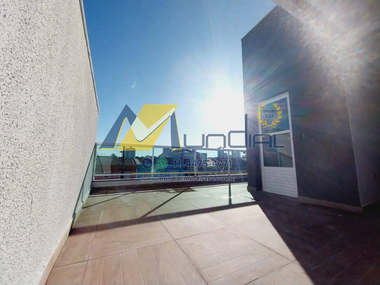 Imagem Sobrado Novo à Venda na Vila Marina - 88m² com Cobertura e 2 Vagas