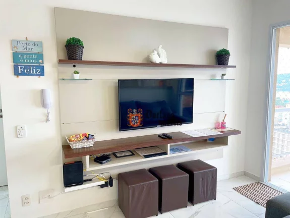 Imagem Apartamento com 2 dormitórios à venda, 72 m² por R$ 660.000,00 - Loteamento João Batista Julião - Guarujá/SP