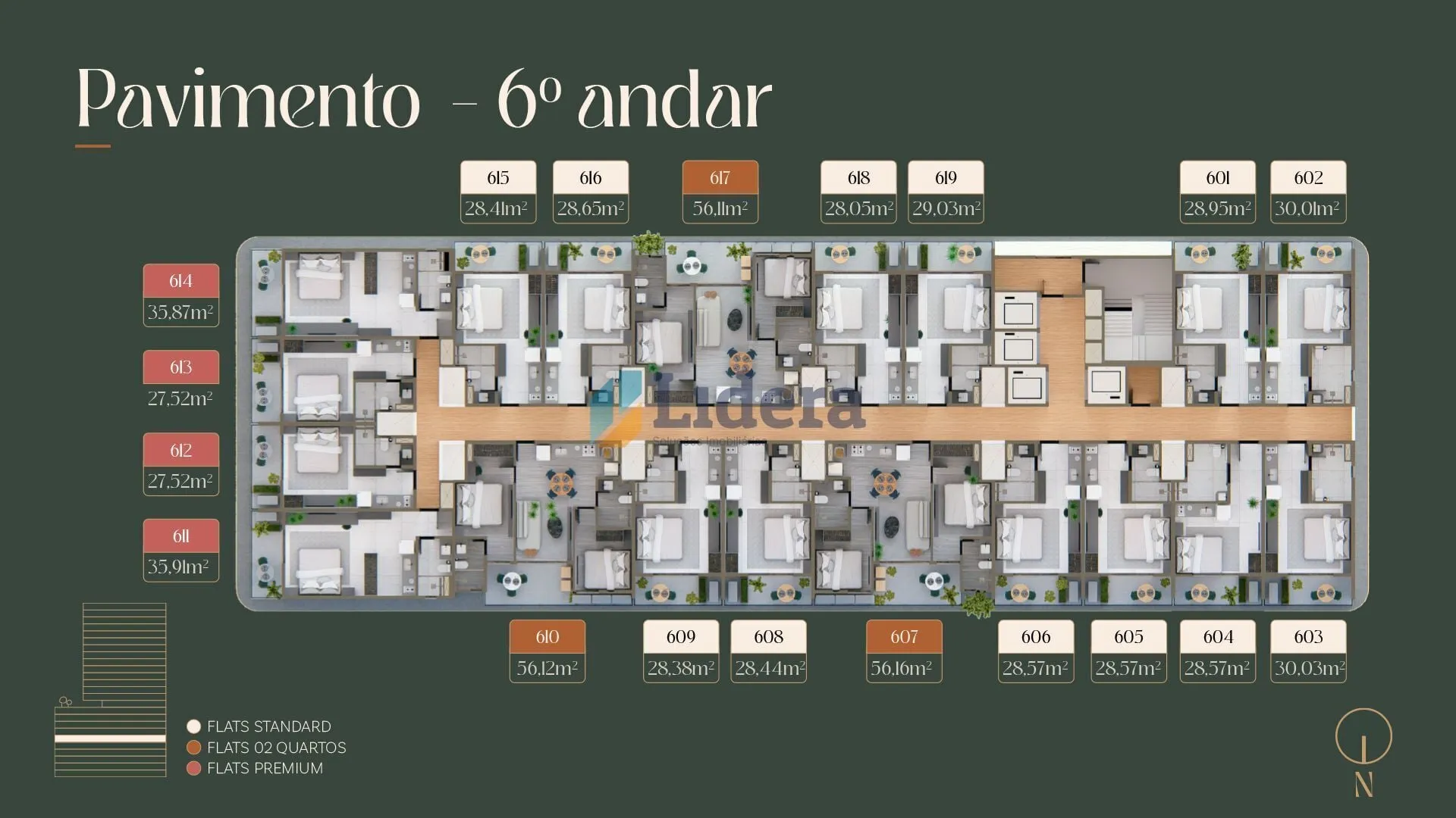 Imagem Apto - 56,31m² - 2 quartos - 1 suite - em Manaíra, João Pessoa/PB
