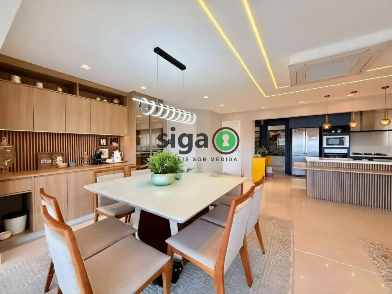 Imagem Apartamento para locação Campo Belo 154m², 3 suítes, reformado, varanda gourmet, vista verde