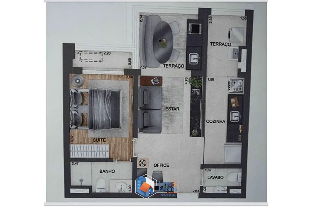 Imagem Apartamento à venda 1 Quarto 1 Suite 51M² Vila Mariana São Paulo - SP