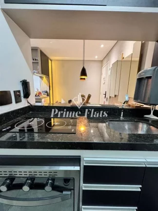 Imagem Flat disponível para locação no Saint Charles Residence Service na Vila Nova Conceição, com 42m², 1 dormitório e 1 vaga