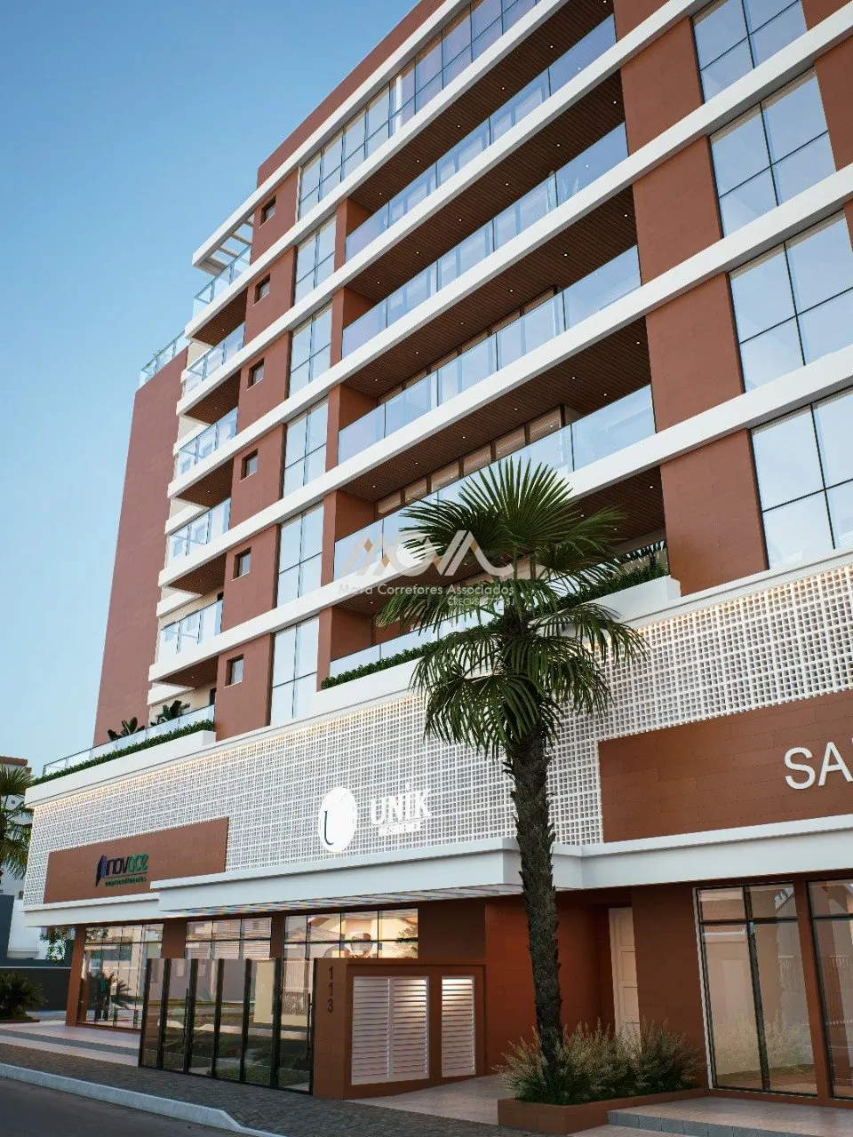 Imagem UNIK Apartamento 103 Garden 
Área interna 124,49 m
Área descoberta 43,58 m²
Área privativa total...