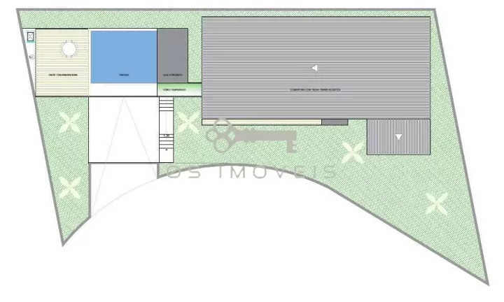 Imagem Lote de 570m² no Miolo da Granja Viana - rua com portaria 24horas