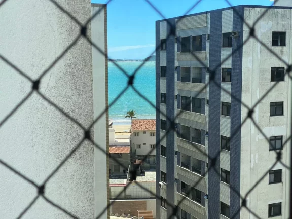 Imagem Belíssimo 3 quartos sendo uma suíte com varanda com vista para o mar em localização privilegiada da Praia do Morro