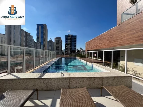 Imagem Apartamento à Venda No Brooklin Com 1 Dormitório e 1 Vaga - Mobiliado