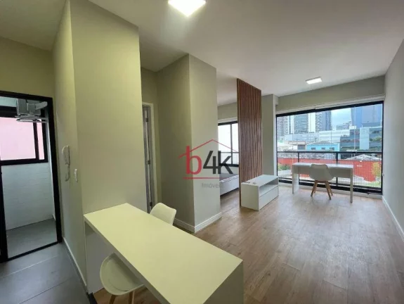 Imagem Apartamento com 1 dormitório para alugar, 34 m² por R$ 3.842,93/mês - Chácara Santo Antônio (Zona Sul) - São Paulo/SP