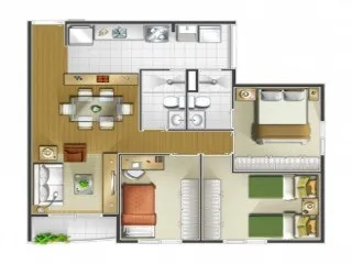 Imagem Imperdível apartamento à venda em Santo André-SP, no bairro Campestre! 3 quartos, 1 suíte, 2 banheiros, 2 vagas de garagem, 70m² no Condomínio Spazio Dell Arte.