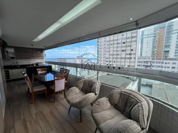 Imagem Apartamento Quadra Mar para Venda em Praia Grande, Guilhermina, 4 dormitórios, 3 suítes, 4 banheiros, 2 vagas