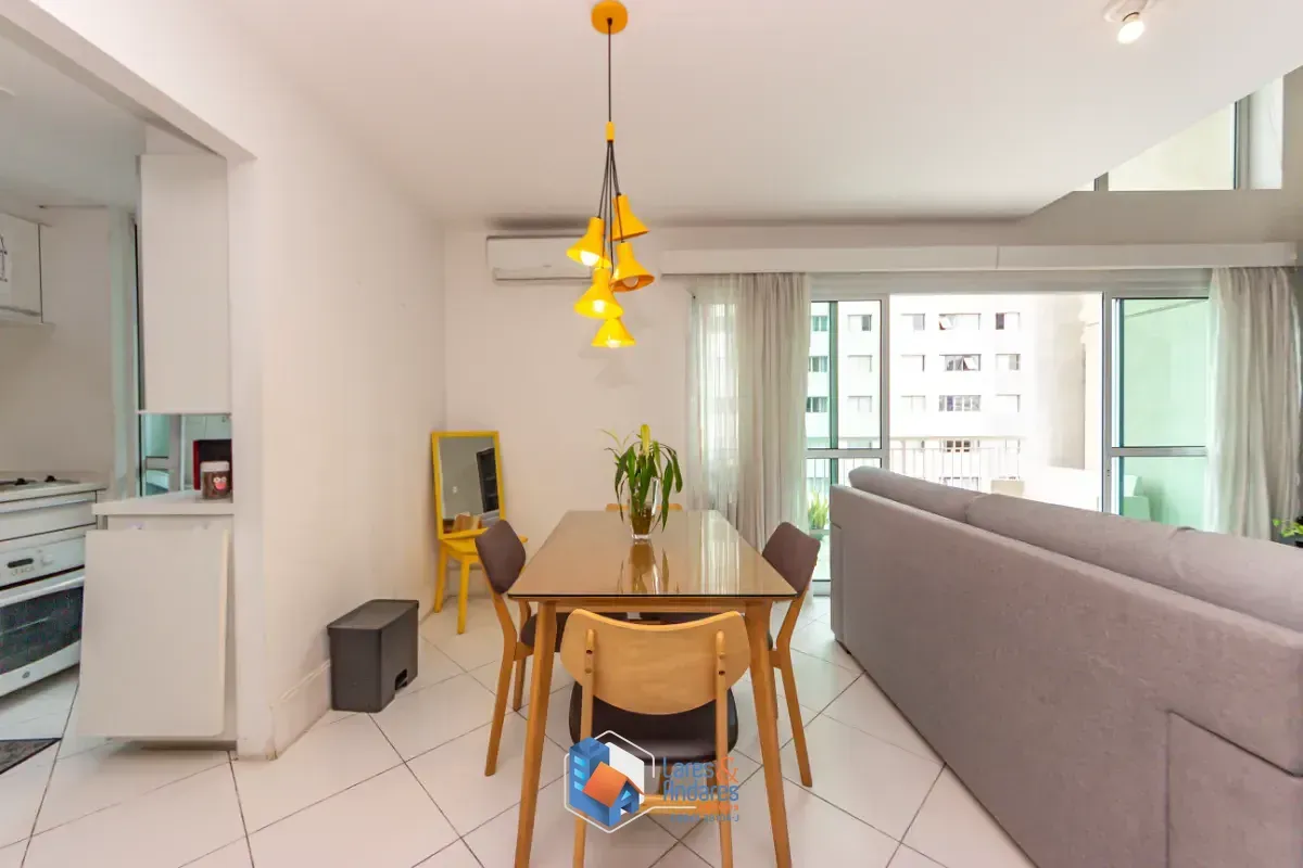 Imagem Duplex para venda e locação em Vila Nova Conceição com 1 quarto, sendo 1 suíte, 74m²