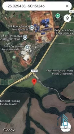 Imagem Terreno a venda 200 mil m², em polo Industrial, 10 km do centro de Ponta Grossa PR