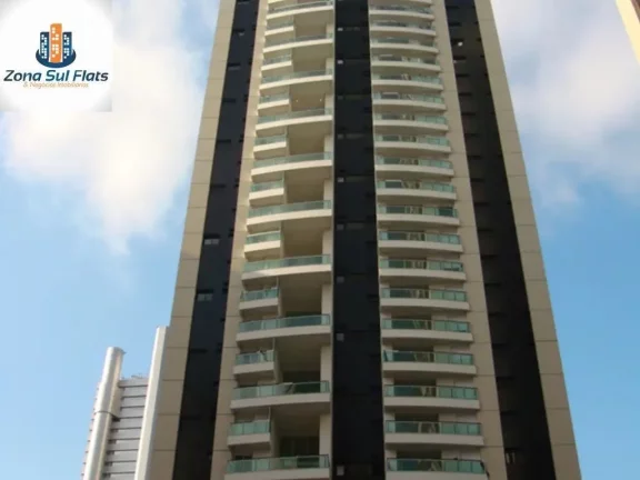 Imagem Apartamento à Venda No Brooklin Com 2 Dormitórios e 2 Vagas - Mobiliado