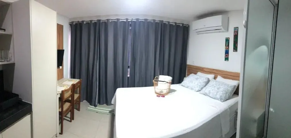 Imagem Flat moderno no Jardim Oceania com jacuzzi privativa, totalmente mobiliado, lazer na cobertura e localização privilegiada em João Pessoa.