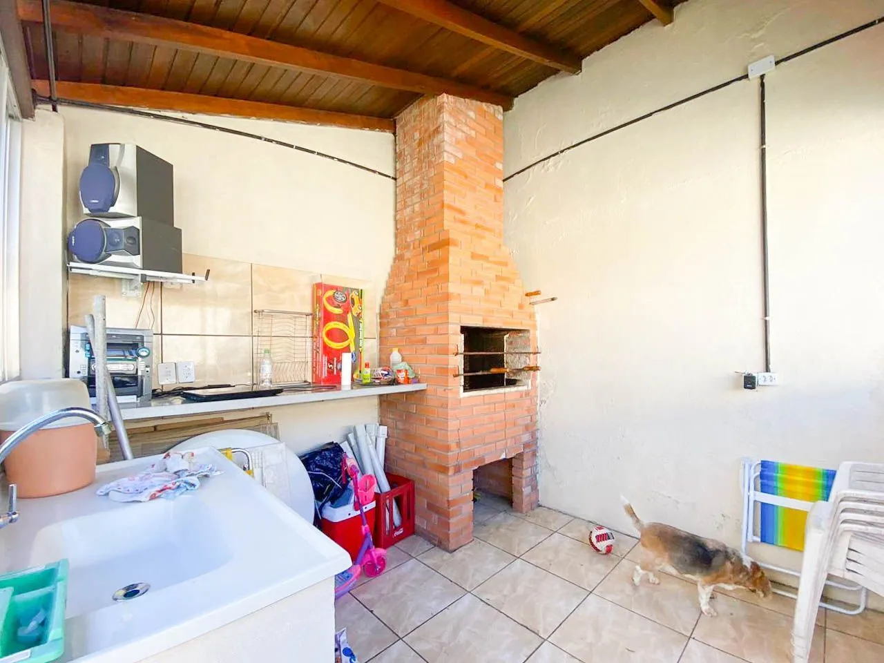 Imagem Casa / 3 Quartos / 1 Suíte / Piscina / Cgurrasqueira / 4 Vagas / Porto Verde / Jardim Algarve / Alvorada / RS