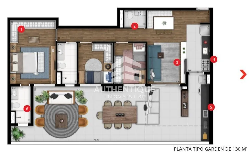 Imagem THE GARDENS RESERVA TATUAPE - Apartamento à venda em São Paulo/SP