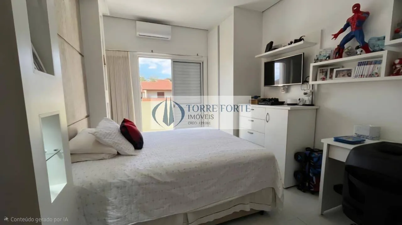 Imagem Lindo sobrado com 134 m², 3 dormitórios, 1 suíte com closet + Ar e piscina